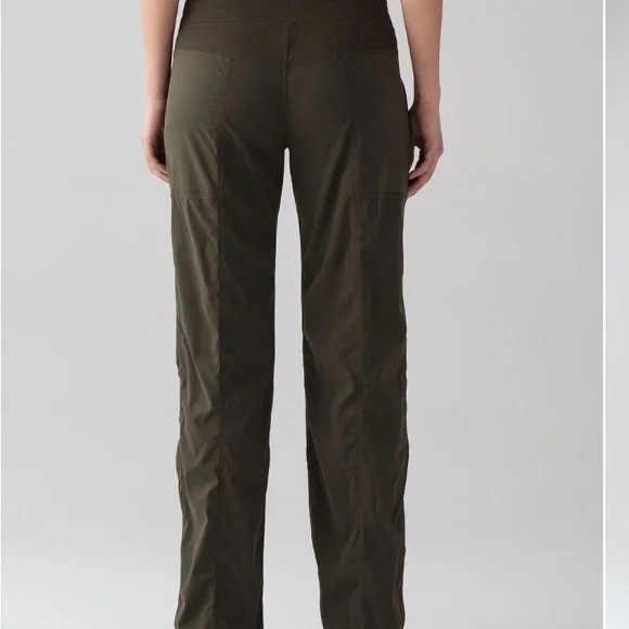 Lululemon Athletica Dark Olive Pants - Picture 4 of 7